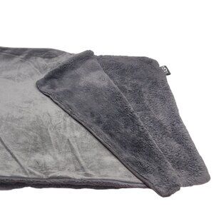 UGG Body Pillow Cover Graystone Gray Case Plush Super Soft 20in x 54in CLEAN